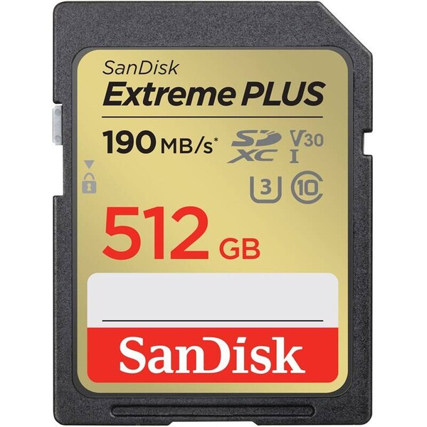 E-shop SanDisk Extreme Plus SDXC 512GB