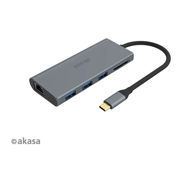 Akasa dokovacej stanice 9v1 USB 3.1 Type-C - Dokovacie stanice - Obrázok K65X600301