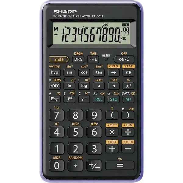 Sharp EL501TVL kalkulačka čierno-fialová - Kalkulačky - Hlavný obrázok