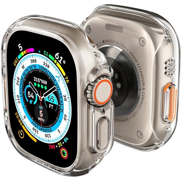 Spigen Thin Fit puzdro pre Apple Watch Ultra 3/2/1 (49mm) číre
