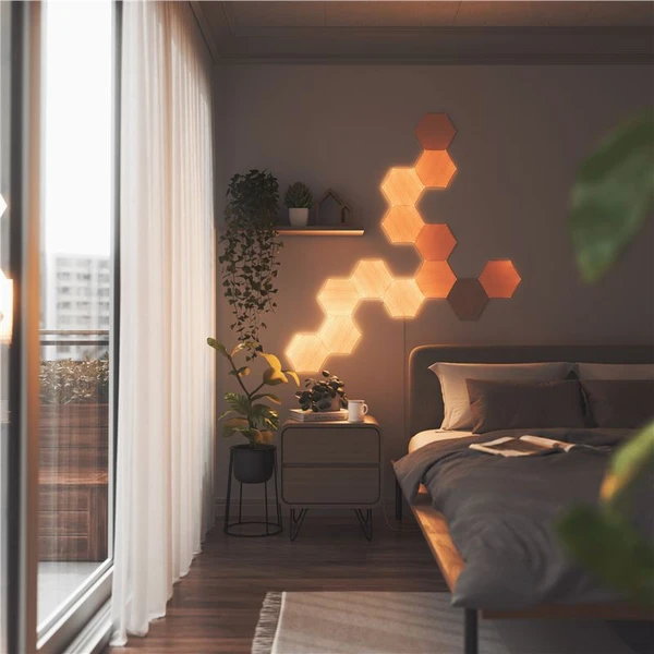 Nanoleaf Elements Hexagons Starter Kit 13 Pack - Inteligentné osvetlenie - Obrázok K75C300401