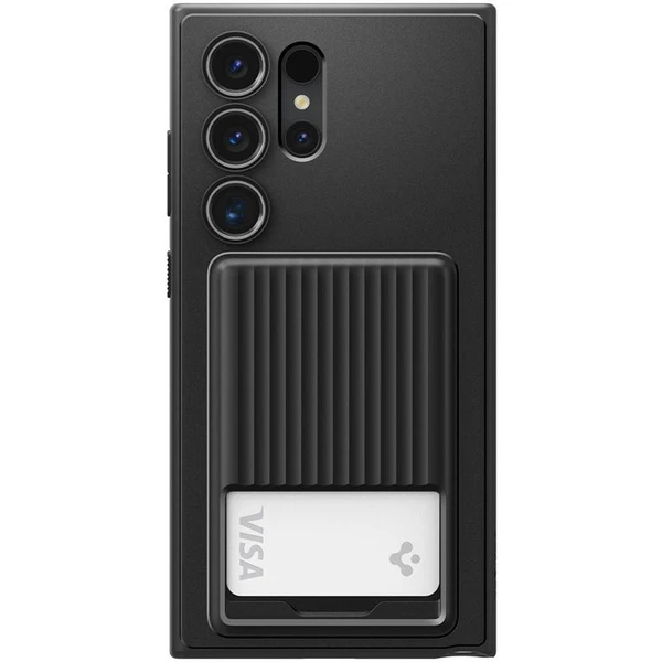 Spigen Liquid Slot kryt Samsung Galaxy S24 Ultra matne čierny - Puzdra - Obrázok K763000N01
