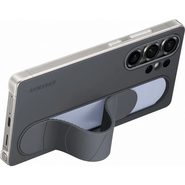 Samsung Standing Grip Case kryt s pútkom Galaxy S25 Ultra čierny - Puzdra - Obrázok K7CC000J01