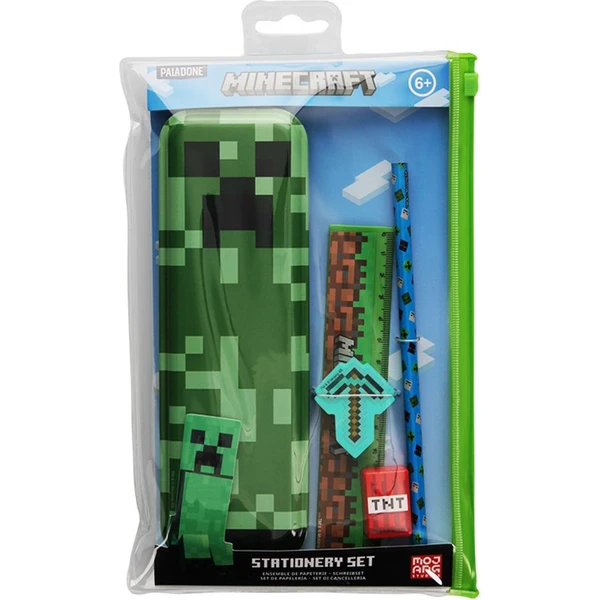 Školský set Minecraft - peračník, pravítko, guma - Darčekové sady - Hlavný obrázok