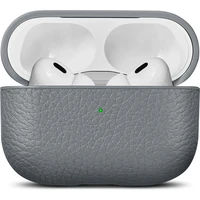 Woolnut Leather kožené puzdro pre AirPods Pro 2. generácia sivé - Puzdra