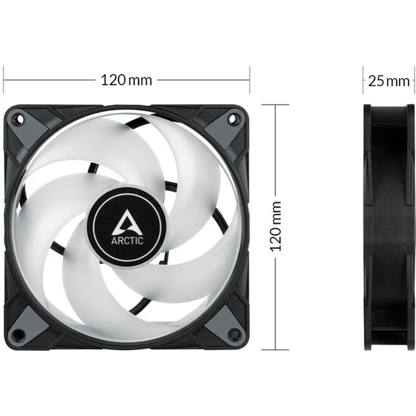 Arctic P12 PWM PST ARGB - Ventilátory pre PC - Obrázok K7RR600301