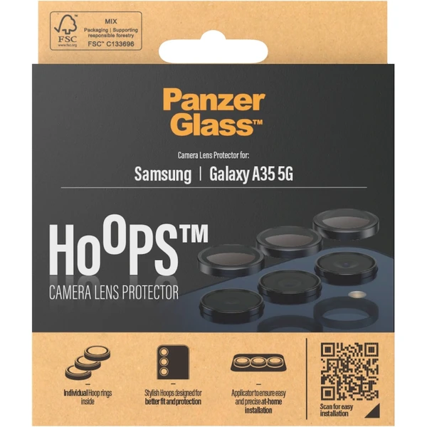 PanzerGlass Hoops ochranné krúžky Samsung Galaxy A35 5G - Ochranné fólie a sklo - Obrázok K8G3000P01