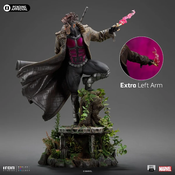 Socha Iron Studios Legacy Replica 1/4 X-Men - Gambit 70,5 cm - Sochy a sošky - Obrázok K8M7000J01