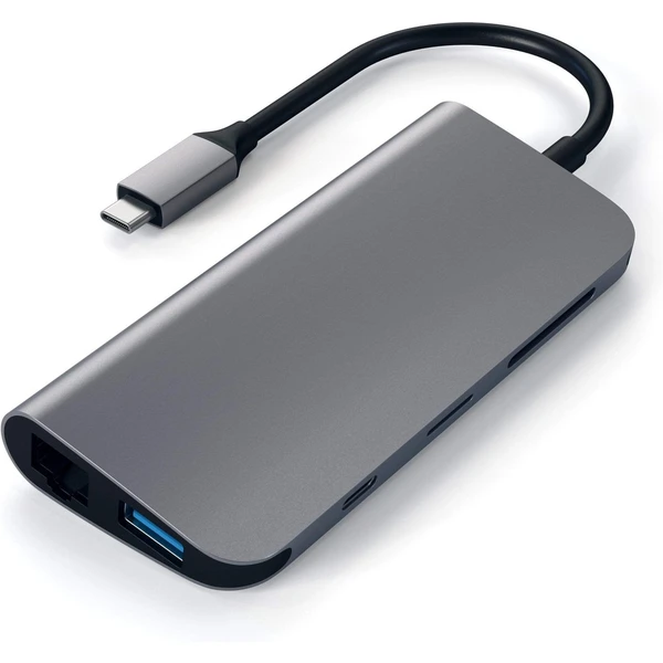 Satechi Multimedia húb vesmírne šedý - USB huby - Obrázok K8ME100301
