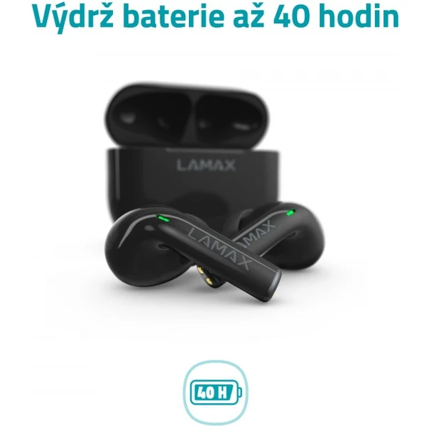 LAMAX Clips1 bezdrôtové slúchadlá čierna - Slúchadlá - Obrázok K8UK100501