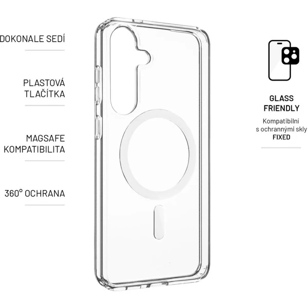 FIXED MagPure kryt s podporou Magsafe Samsung Galaxy S24+ číry - Puzdra - Obrázok K971000K01