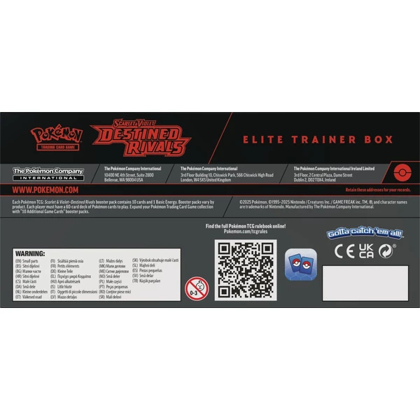 Pokémon TCG: SV10 Destined Rivals - Elite Trainer Box - Pokémon karty - Obrázok K98F000J01