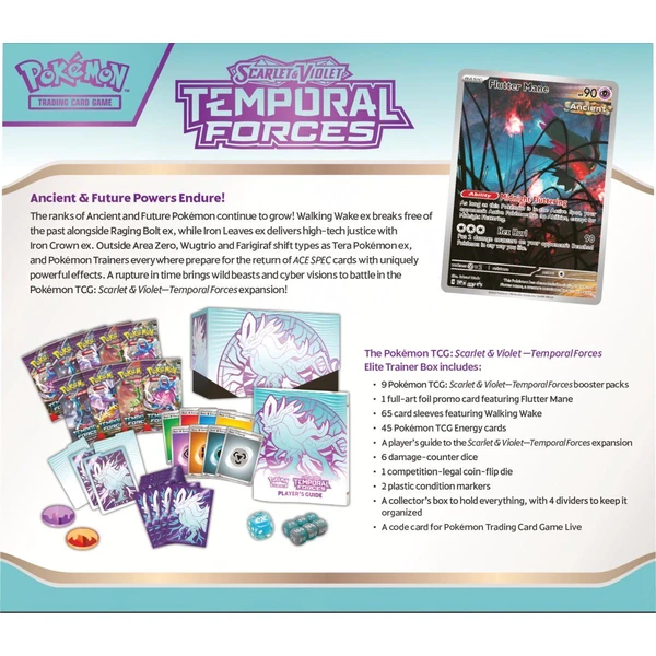 Pokémon TCG: SV05 Temporal Forces - Elite Trainer Box - Pokémon karty - Obrázok K9J2000P01