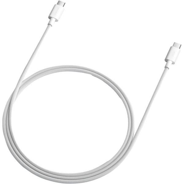 Xiaomi 3A USB-C/USB-C napájací kábel 60W 1m biely - Káble a redukcie - Hlavný obrázok