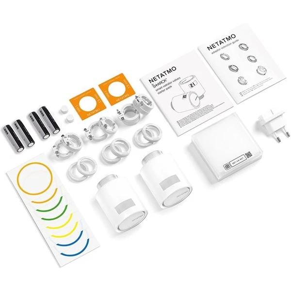 Netatmo Smart Radiator Valves Starter Pack chytré termostatické hlavice (2 ks) - Termohlavica - Obrázok KADQ600301