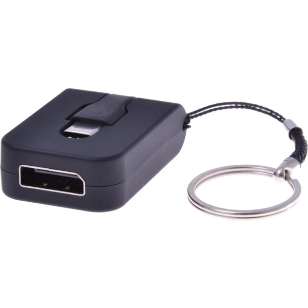 PremiumCord USB-C/DisplayPort redukcia čierna - Káble a redukcie - Obrázok KAH0000401
