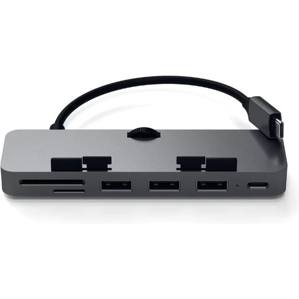 Satechi Aluminum USB-C PRO Hub (3x USB 3.0, MicroSD) vesmírne šedý - USB huby - Obrázok KAS1000701