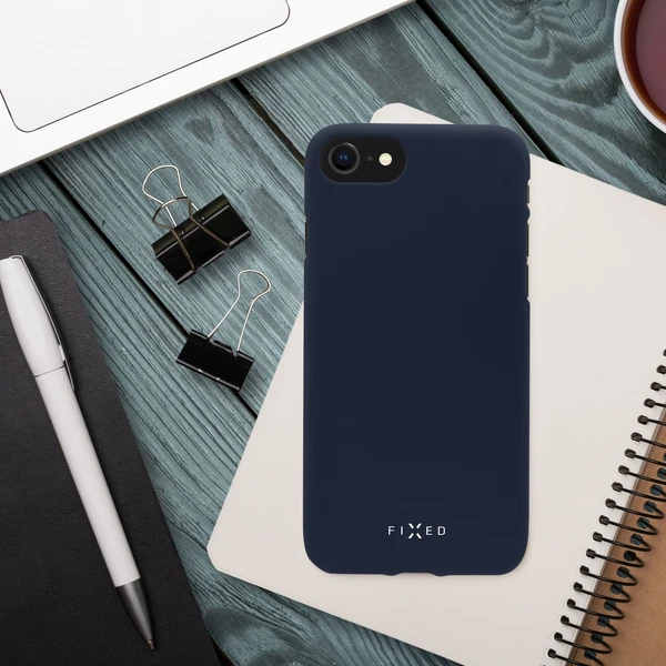 FIXED Story silikónový kryt Apple iPhone 13 Mini modrý - Puzdra - Obrázok KATZ000501