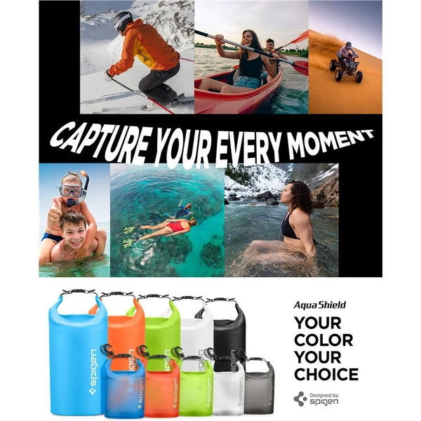 Spigen Aqua Shield WaterProof Dry Bag 20L + 2L A630 oranžový - Puzdra - Obrázok KBN5000701