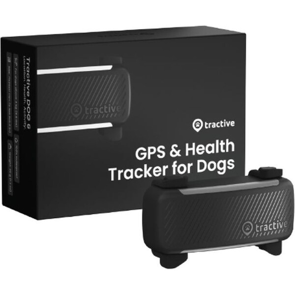 Tractive GPS DOG 6 lokátor polohy a aktivity pre psov čierny