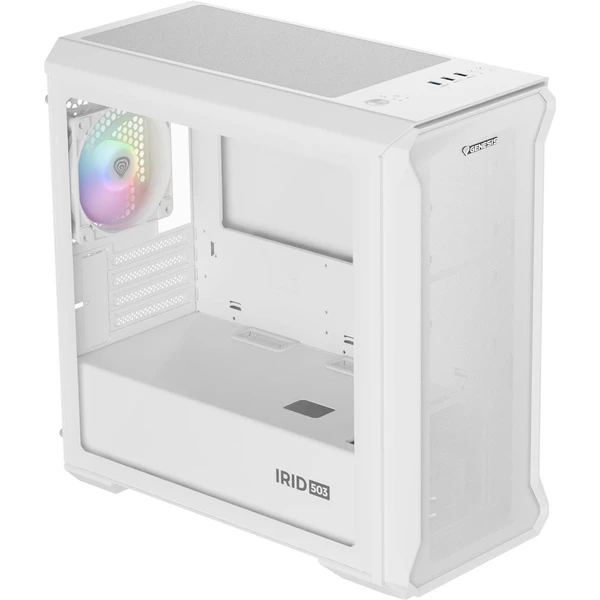Genesis IRID 503 ARGB LITE biela - Počítačové skrine - Obrázok KCZE000K01