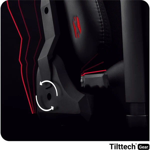 Diablo X-Player 2.0 Normal Size látková herná stolička karmínovo-antracitová - Stoličky - Obrázok KDCG000K01