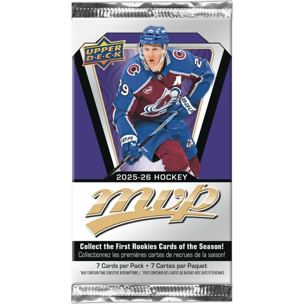 Hokejové karty 2025-26 Upper Deck MVP Hockey Retail Balíček - Hokejové karty - Hlavný obrázok