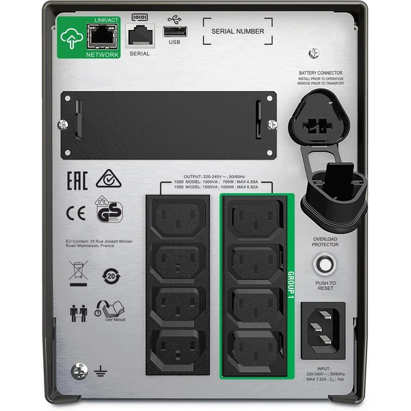 APC Smart-UPS 1500VA (SMT1500IC) - Záložné zdroje - Obrázok KDW9000P01