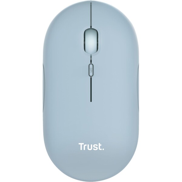 E-shop Trust Puck bezdrôtová myš modrá
