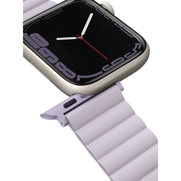 UNIQ Revix obojstranný remienok pre Apple Watch 49/46/45/44/42mm Lilac (fialový/biely) - Remienky - Obrázok KE3WF00101