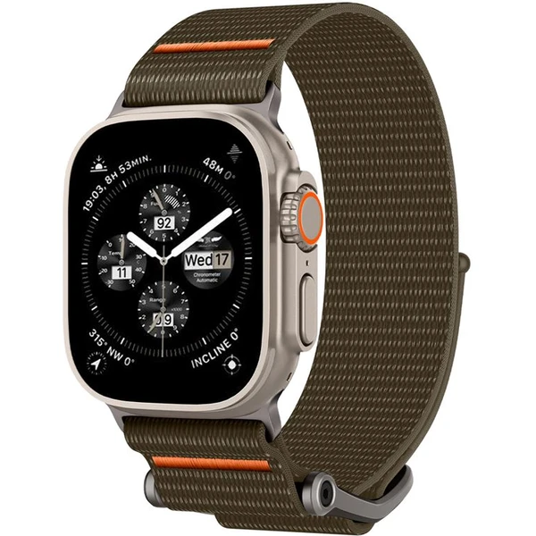 Spigen DuraPro Flex Ultra remienok Apple Watch 49/46/45/44/42mm zelený - Remienky - Obrázok KEC5000L01