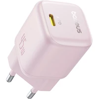 Rýchlonabíjačka do siete Baseus PicoGo GaN 45W USB-C PD ružová - Nabíjačky