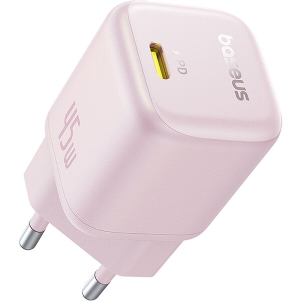 Baseus PicoGo GaN rýchlonabíjačka 45W USB-C PD ružová
