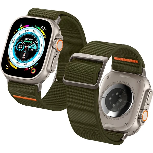Spigen Lite Fit Ultra remienok Apple Watch 49/46/45/44/42mm zelený - Remienky - Obrázok KEN2000P01