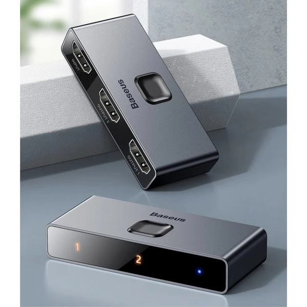 Baseus Matrix HDMI Splitter vesmírne šedý - Redukcie - Obrázok KF4HF00101
