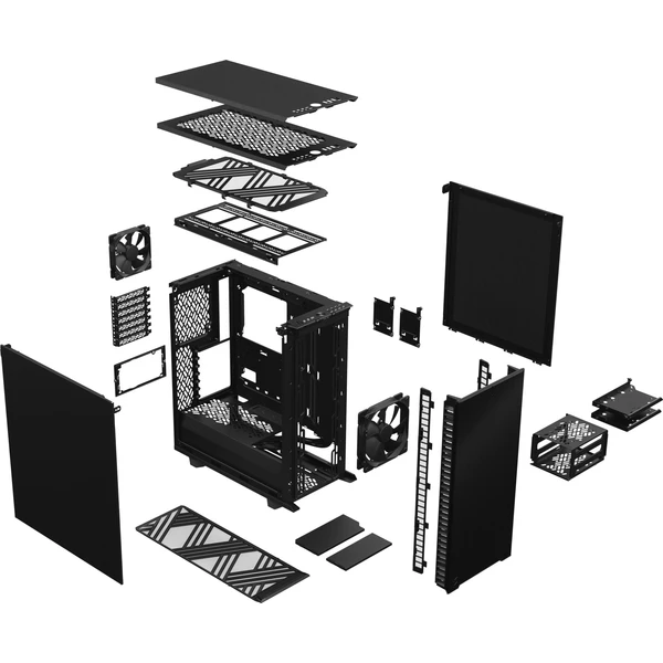 Fractal Design Define 7 Compact Čierna - Počítačové skrine - Obrázok KFBW600301