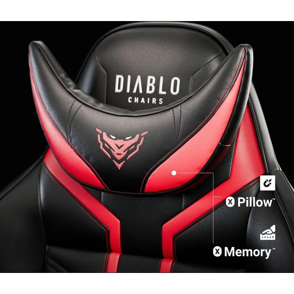 Diablo X-Ray 2.0 Normal Size herná stolička čierno-červená - Stoličky - Obrázok KFCG000K01