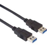 PremiumCord USB-A/USB-A napájací kábel 2m čierny - Káble a redukcie