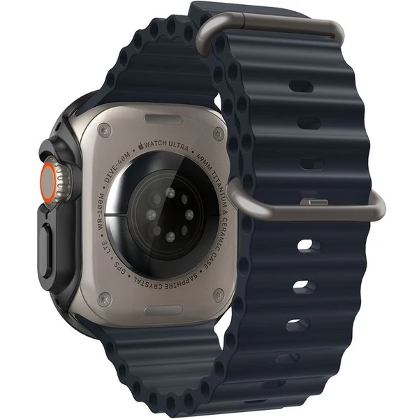 Spigen Thin Fit kryt Apple Watch Ultra 3/2/1 (49mm) čierny - Puzdra - Obrázok KFO0000701