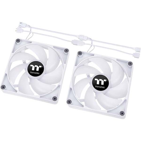 Thermaltake CT120 ARGB 2-Pack biela - Ventilátory pre PC - Obrázok KG0M000K01