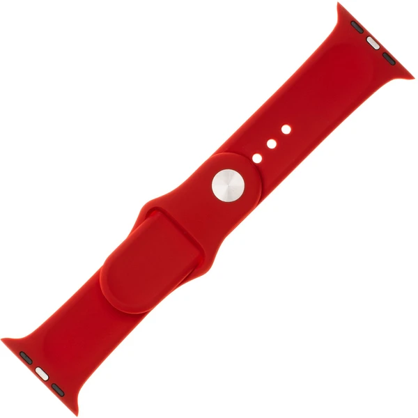 FIXED Silicone Strap silikónový remienok set Apple Watch 42 mm/44 mm červený - Remienky - Obrázok KGTFF00101