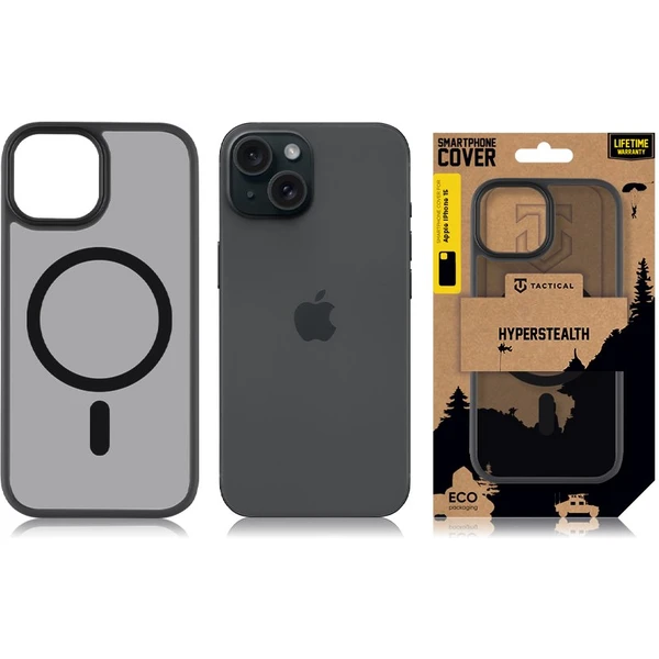 Tactical MagForce Hyperstealth kryt iPhone 15 Asphalt - Puzdra - Obrázok KI59000601