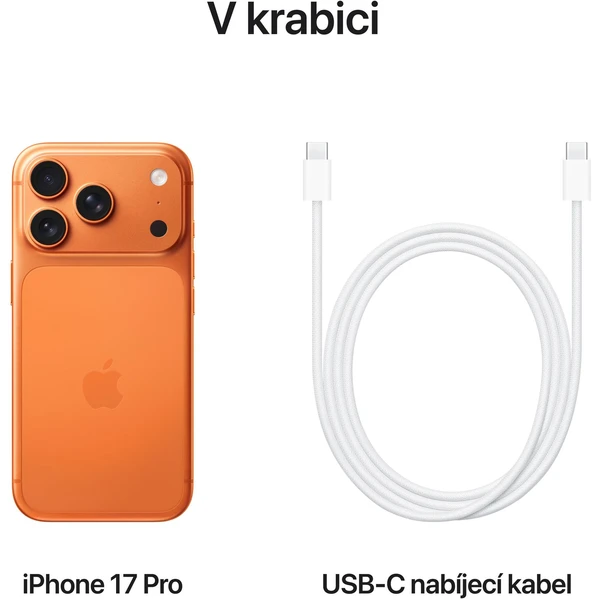 Apple iPhone 17 Pro 512GB kozmicky oranžový - Mobilné telefóny - Obrázok KINH000K01