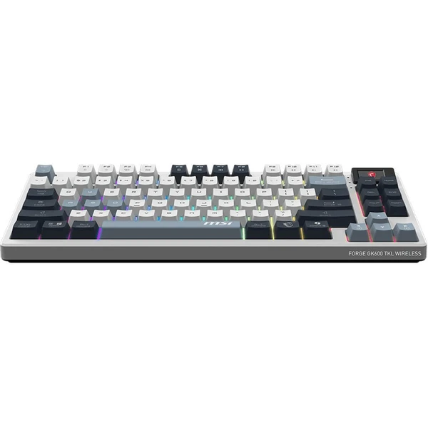 MSI FORGE GK600 TKL Sky bezdrôtová herná klávesnica CZ/SK - Klávesnice - Obrázok KIUF000K01
