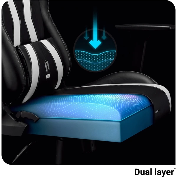Diablo X-Horn 2.0 King Size herná stolička Bielo-čierna - Stoličky - Obrázok KJ2G000K01