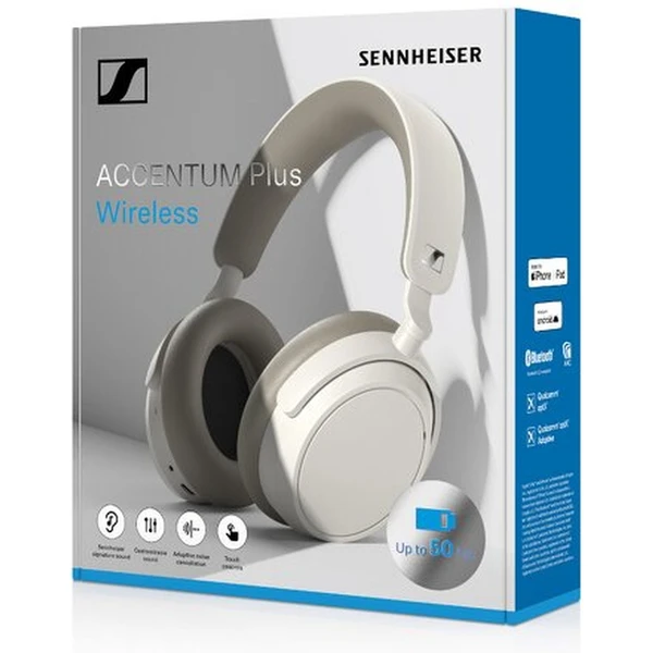 Sennheiser Accentum Plus bezdrôtové slúchadlá biela - Slúchadlá - Obrázok KJ81000K01