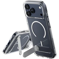 PanzerGlass® CARE Kickstand kryt s MagSafe Apple iPhone 17 Pro Max strieborný/biely - Puzdra