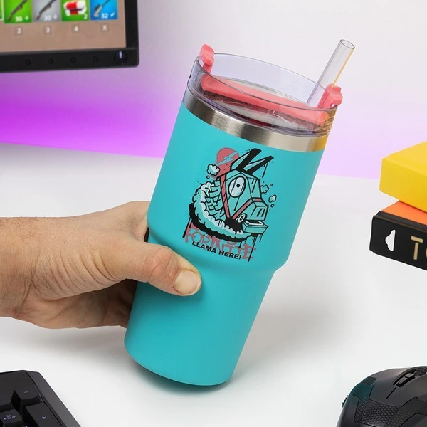 Cestovný hrnček Fortnite - Llama Here! 600 ml - Hrnčeky - Obrázok KJHE000K01
