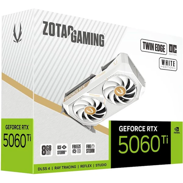 ZOTAC NVIDIA GeForce RTX 5060 Ti Twin Edge OC White - Grafické karty - Obrázok KJLI000K01