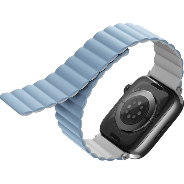 UNIQ Revix obojstranný remienok pre Apple Watch 49/46/45/44/42mm Arctic (biely/modrý) - Remienky - Obrázok KJM6000601